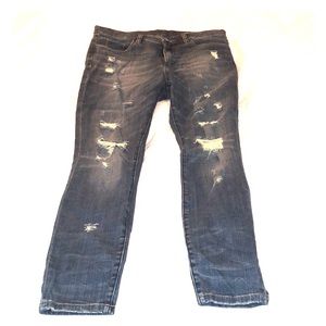 Blank NYC Skinny Classique distressed  jeans